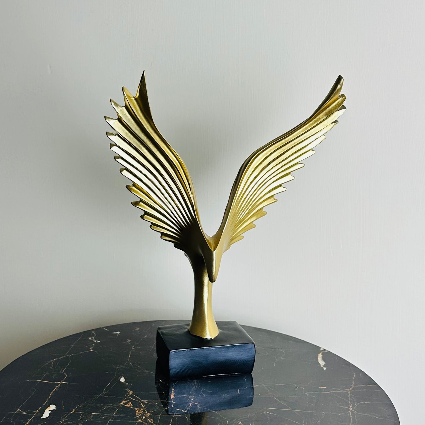 Golden Wings Sculpture