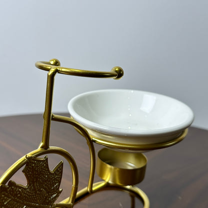 Golden Ornamental Cycle Luxury Ash Tray