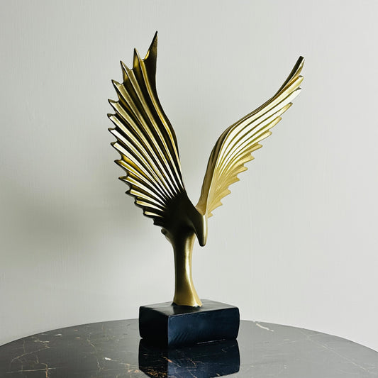 Golden Wings Sculpture