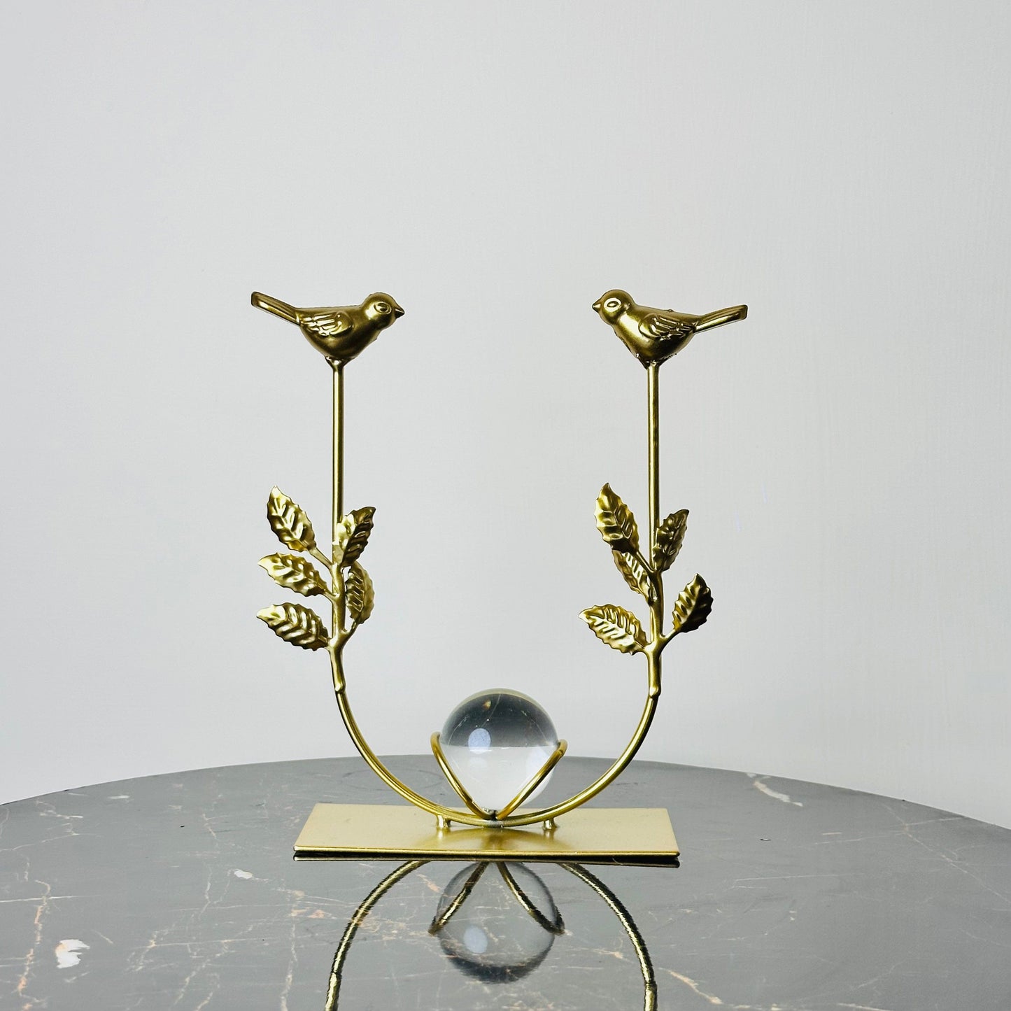 Twin Bird Crystal Stand